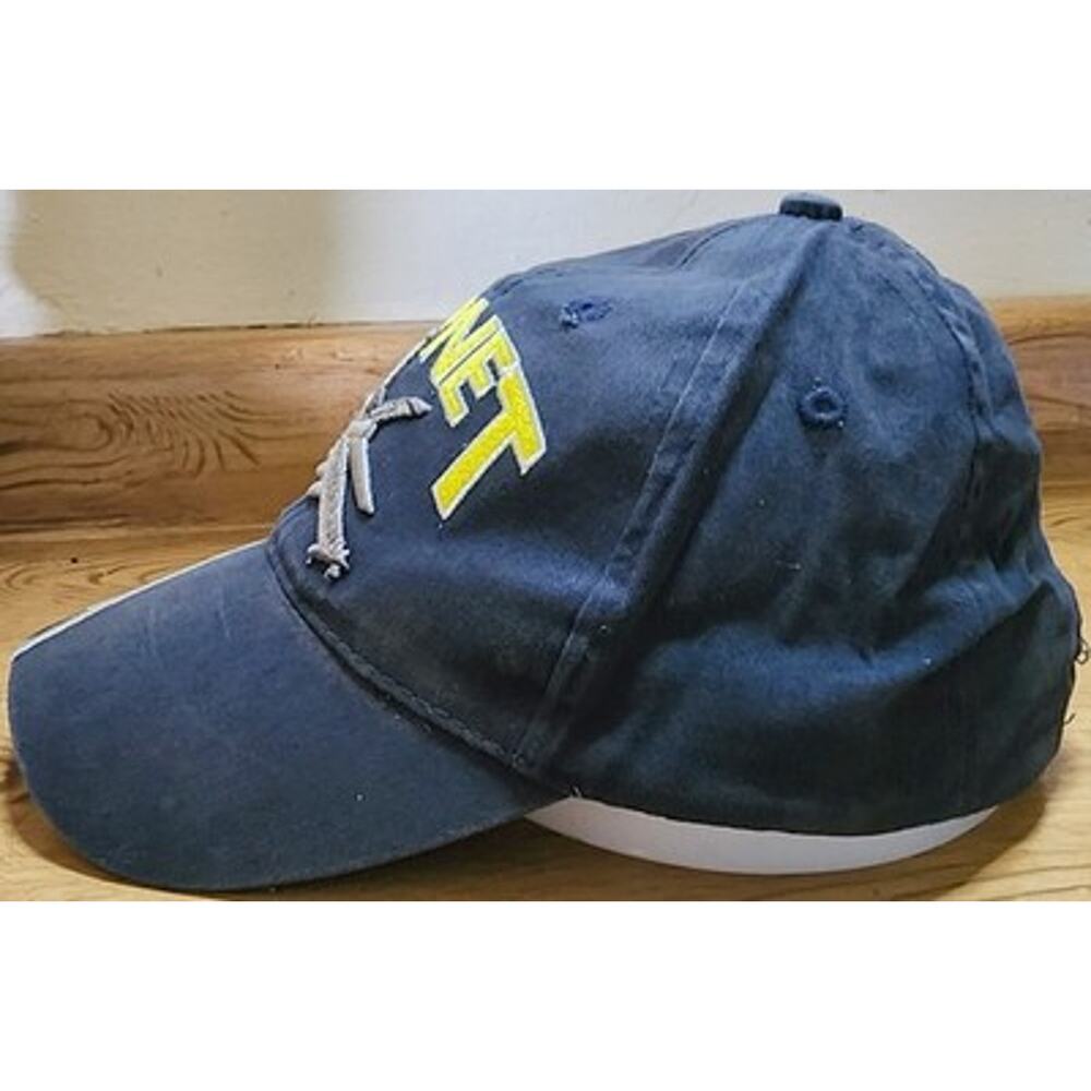 Eagle Crest F-18 Hornet Fighter Jet Baseball Cap Men's Adjustable Navy Blue - Picture 5 of 10